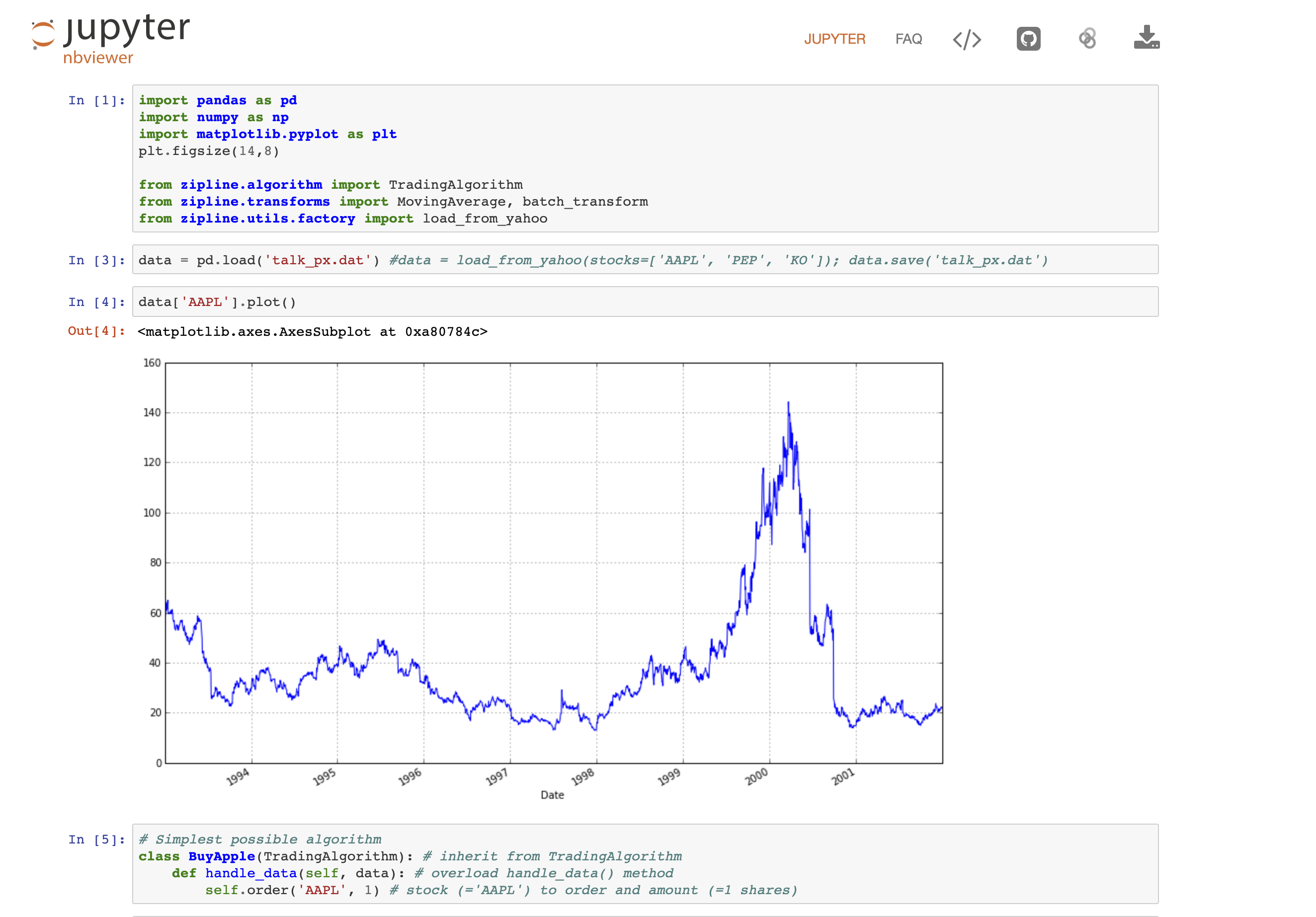 Jupyter Project Example